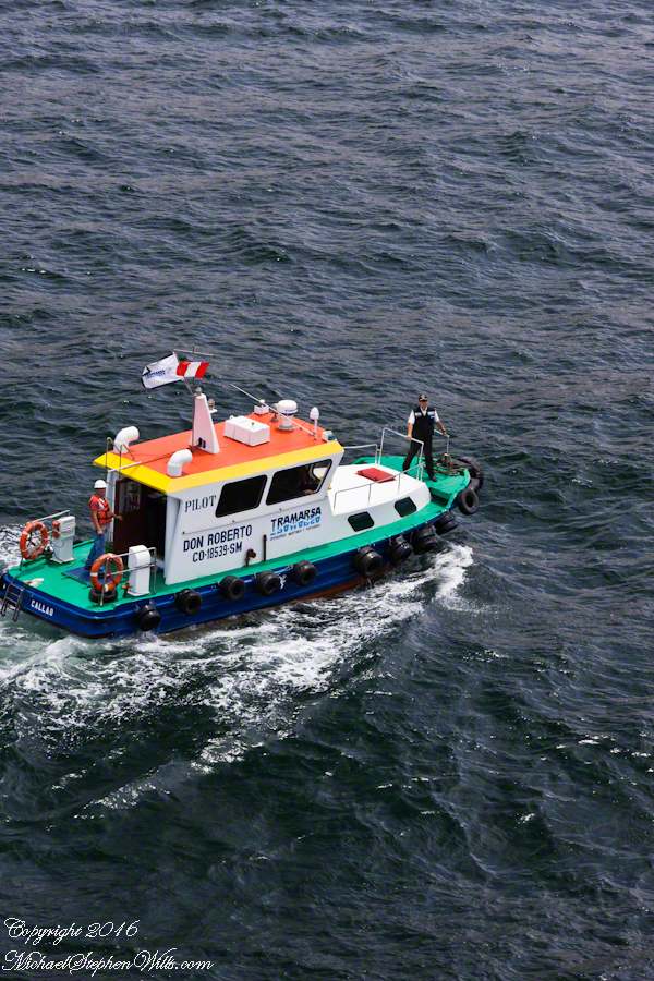 Don Roberto, Maritime pilot, alongside the Regatta