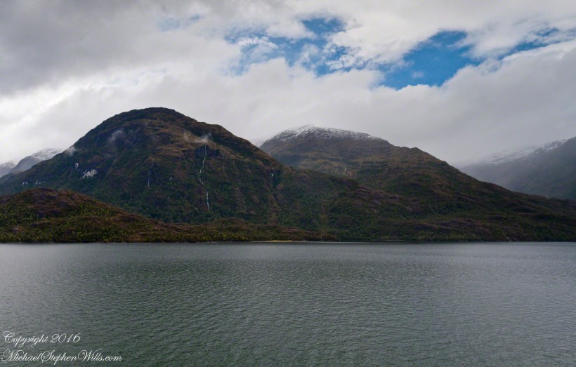 Mountain and Waterfalls