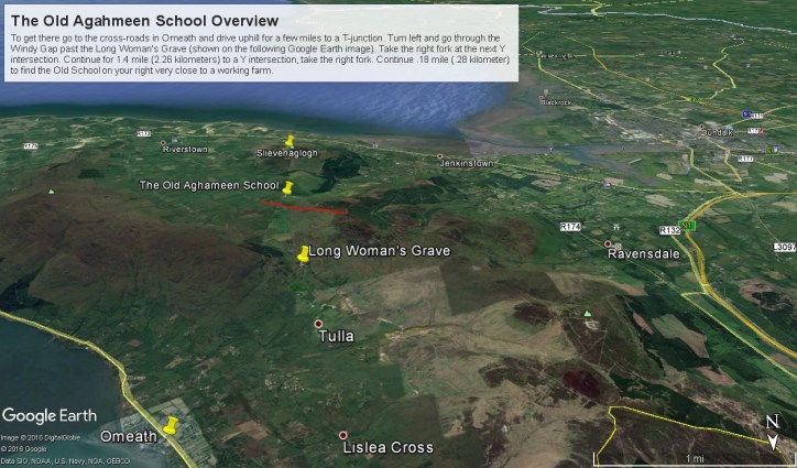 Schoolhouse Ruin Overview from Omeath– CLICK ME!!!!