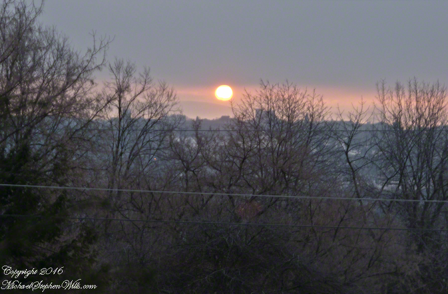 Red Sunrise Over Cornell– CLICK ME!!!!