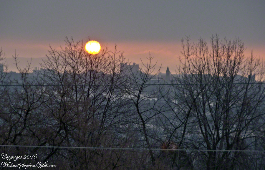 Red Sunrise Over Cornell– CLICK ME!!!!