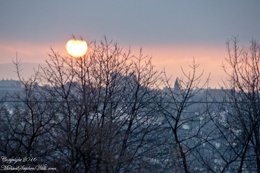 Red Sunrise Over Cornell– CLICK ME!!!!
