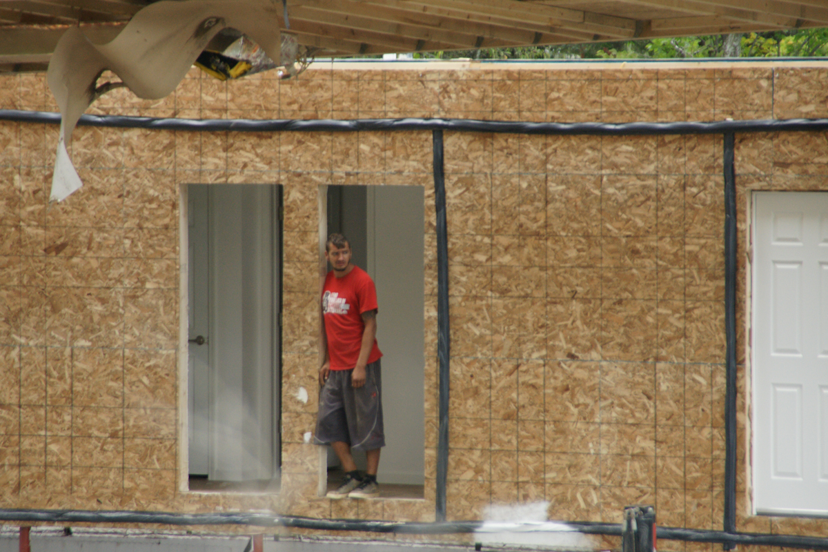 Worker Stands in Module Two