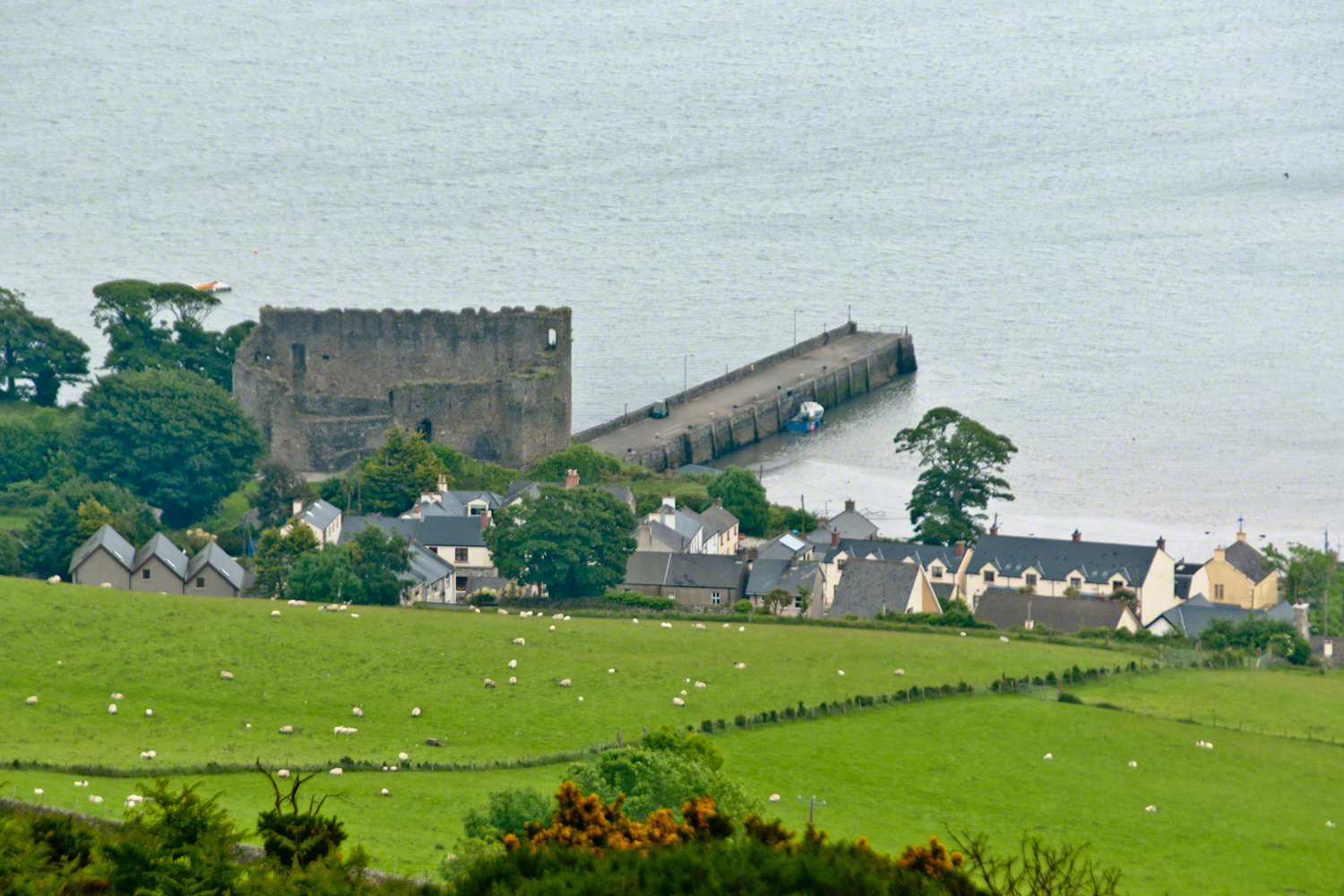 Walls and Battlements of King John's Castle