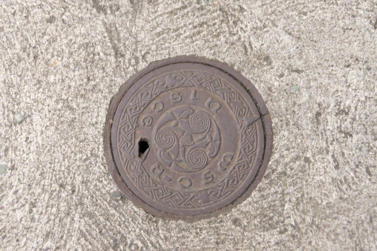 Metal Cover with Celtic Motifs