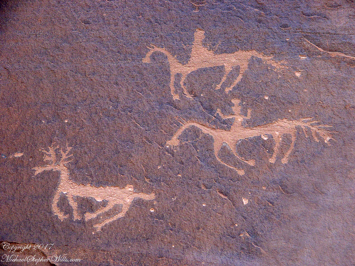 Desert Varnish Petroglyph