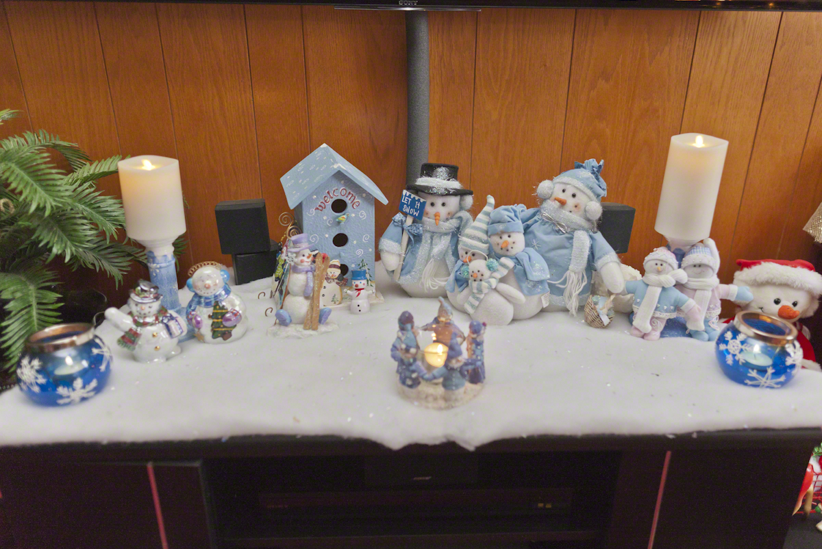 Christmas Snowman Display