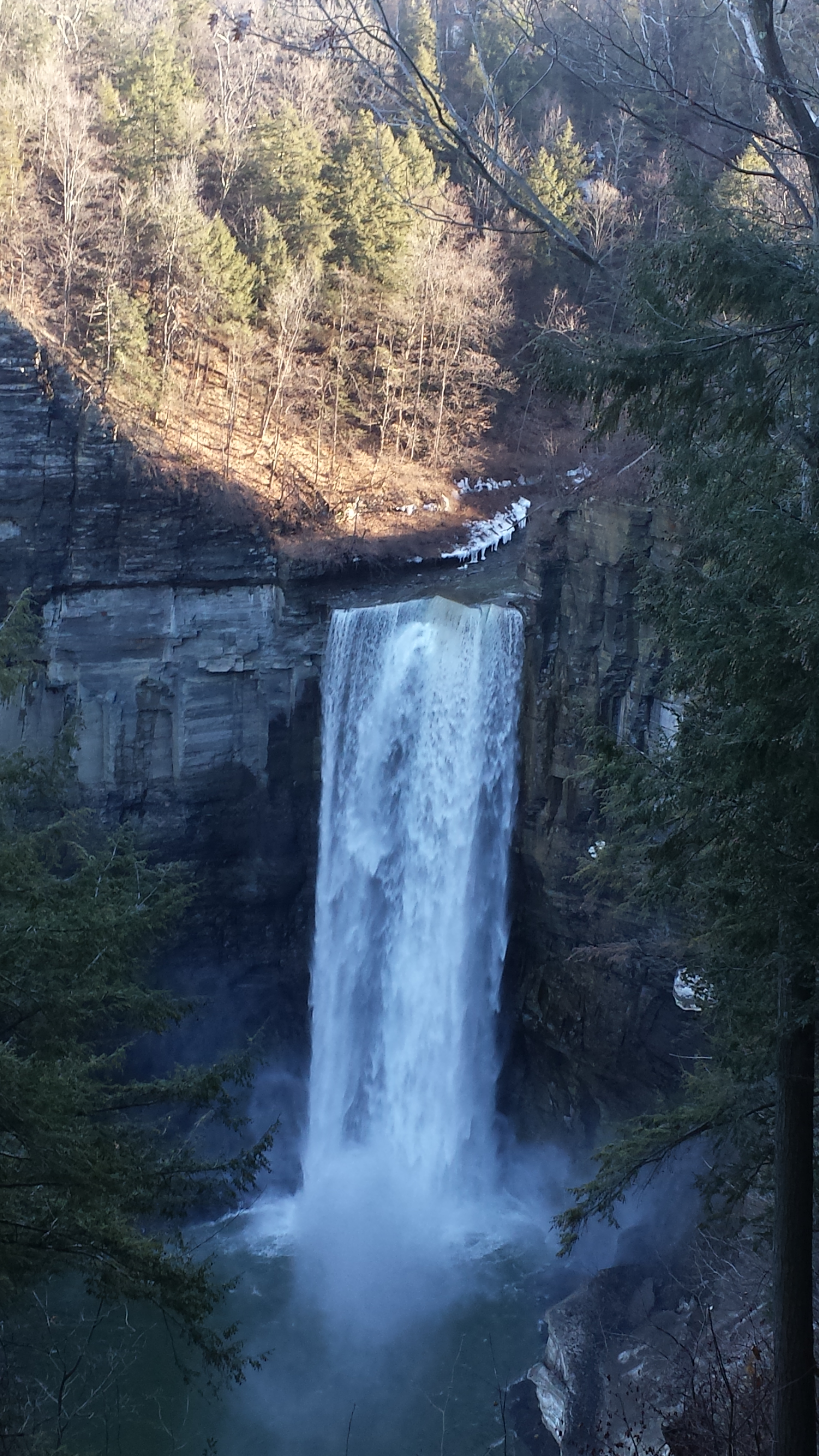 View of the falls from the North Rim – CLICK ME for the Fine Art version of Taughannock Falls.