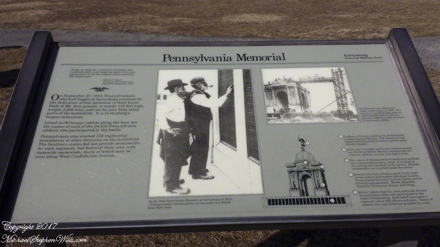 Pennsylvania Memorial Fact Display