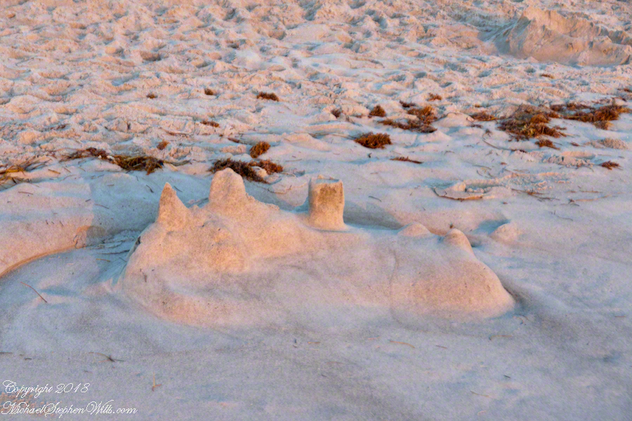 Washed Out Sand Castle – CLICK ME for more abstract photography.