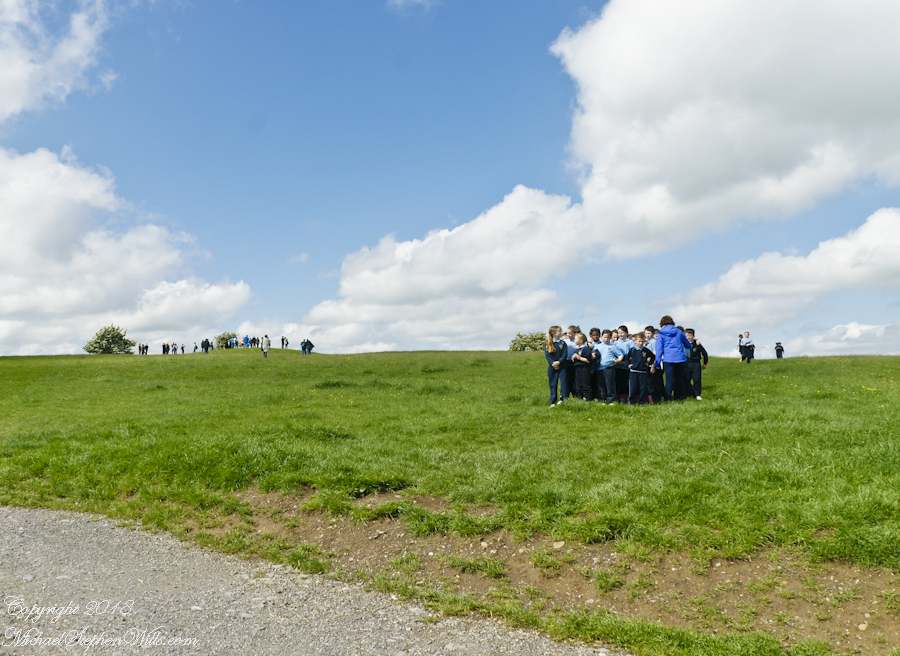 Schoolchildren on Hill of Tara – CLICK ME for more Ireland photography.