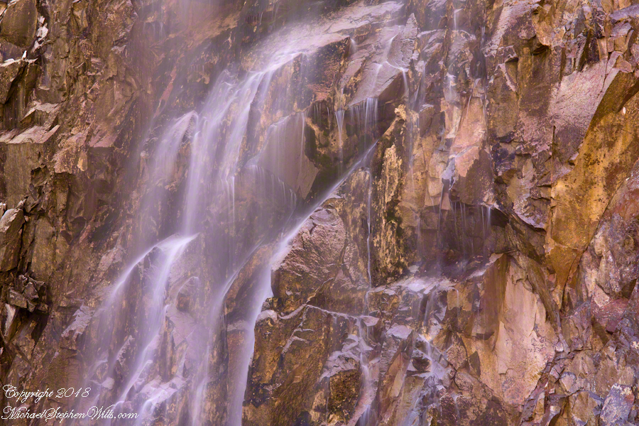 Foot of Reavis Falls from Talus Pile – CLICK ME for more abstract photography.