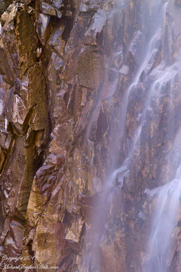 Foot of Reavis Falls from Talus Pile – CLICK ME for more abstract photography.