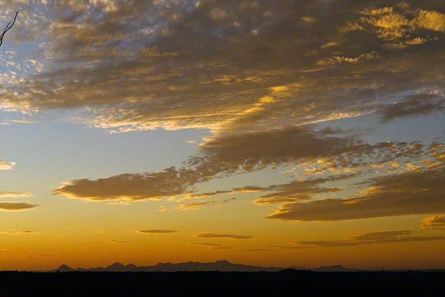 Saguaro Sunset – CLICK ME to view Ocotillo Sunset.