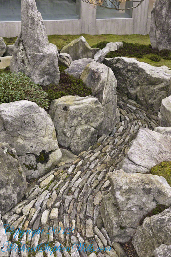 Stone Torrent in Karesansui-style Garden