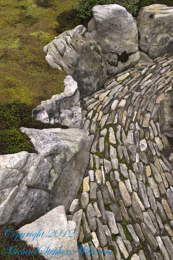 Stone Torrent in Karesansui-style Garden