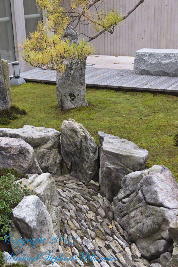 Stone Torrent in Karesansui-style Garden