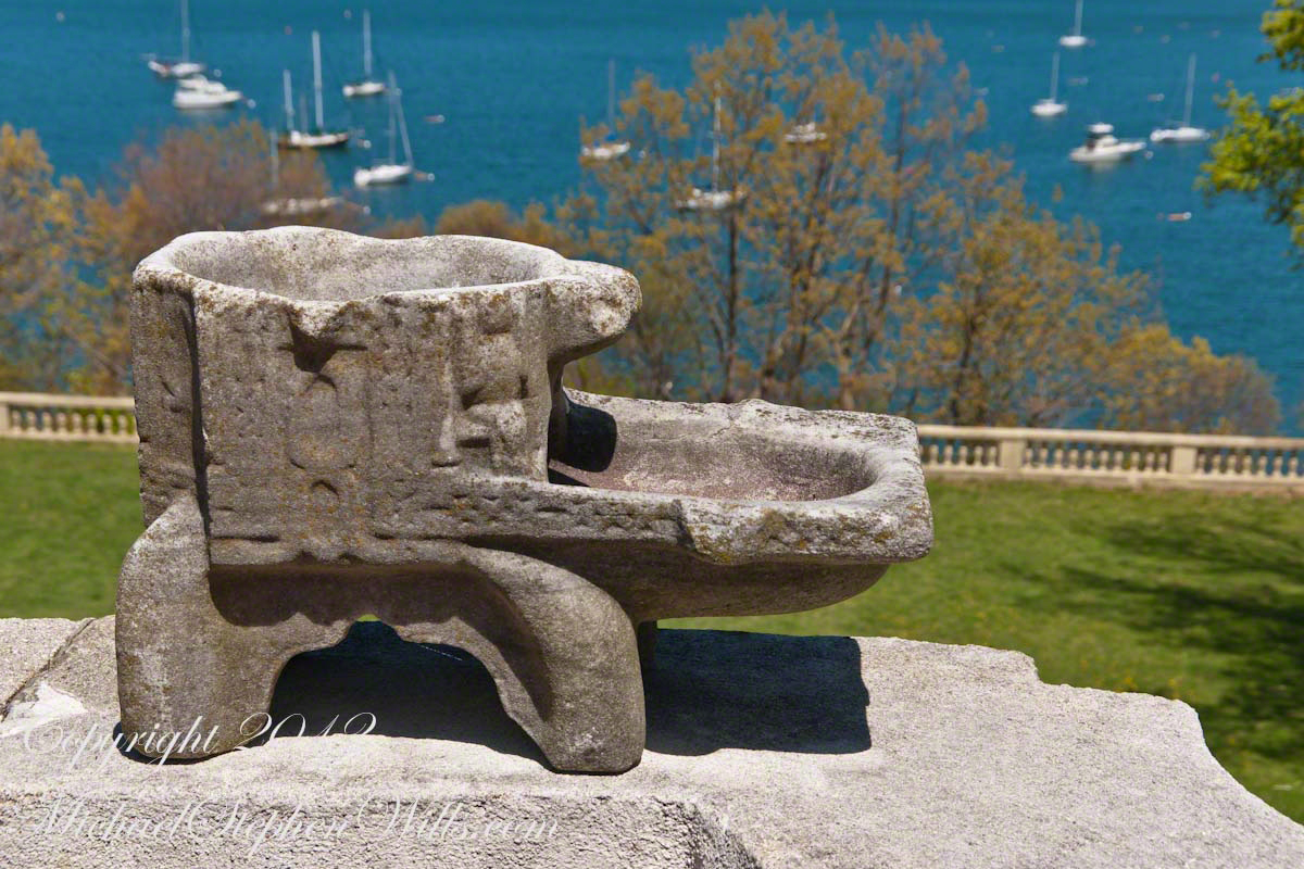 Wall Urn and Northport Harbor