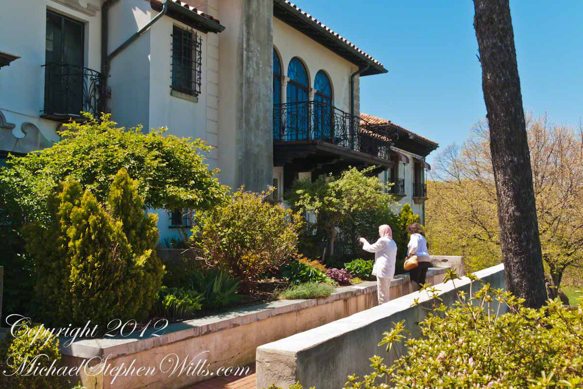 Pam in Mansion Garden