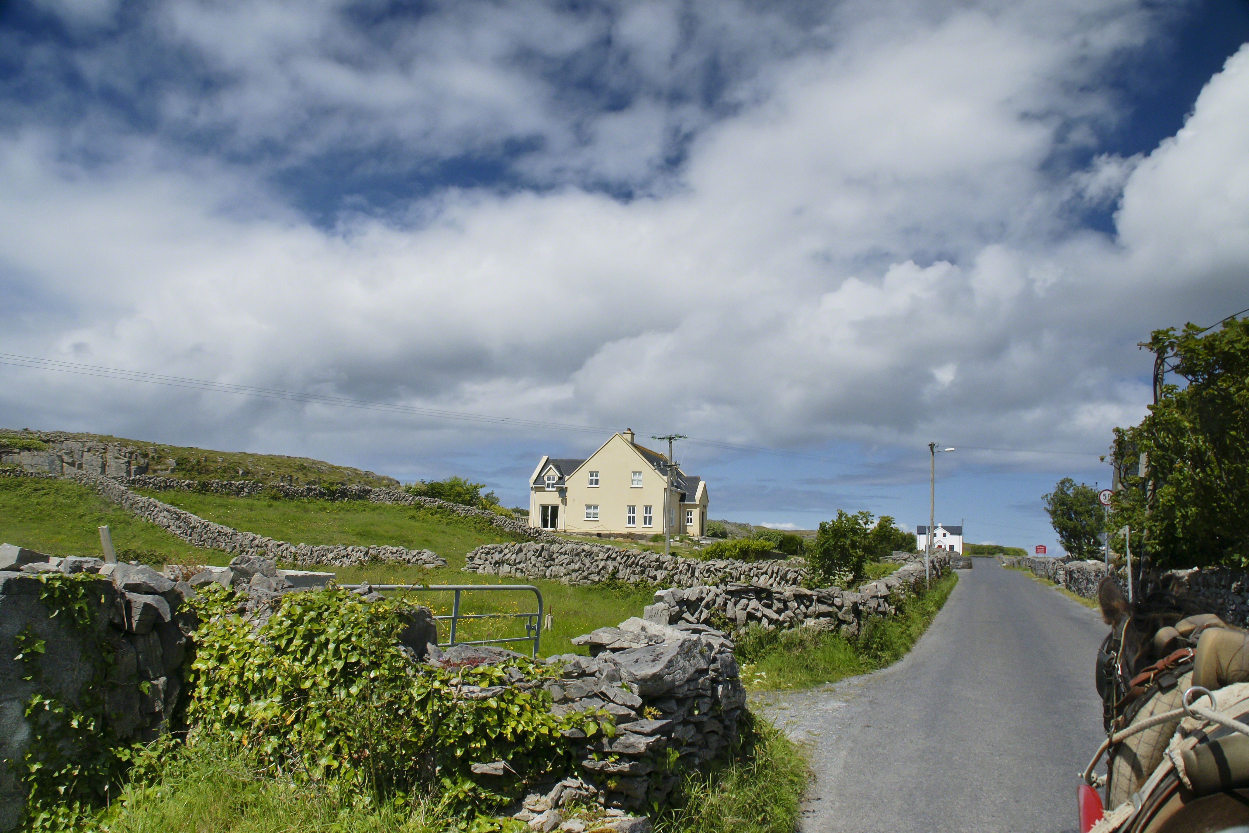 Headed up Cottage Road