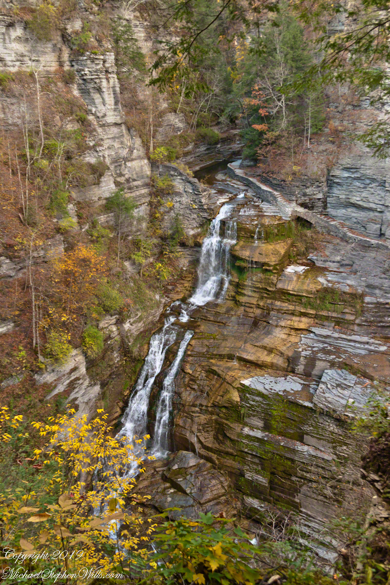 Lucifer Falls from Rim Trail Overlook