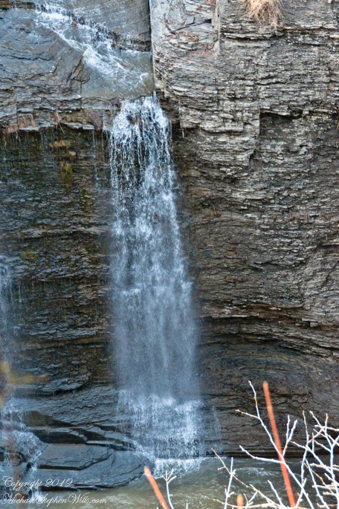 Lower Lucifer Falls, early spring evening