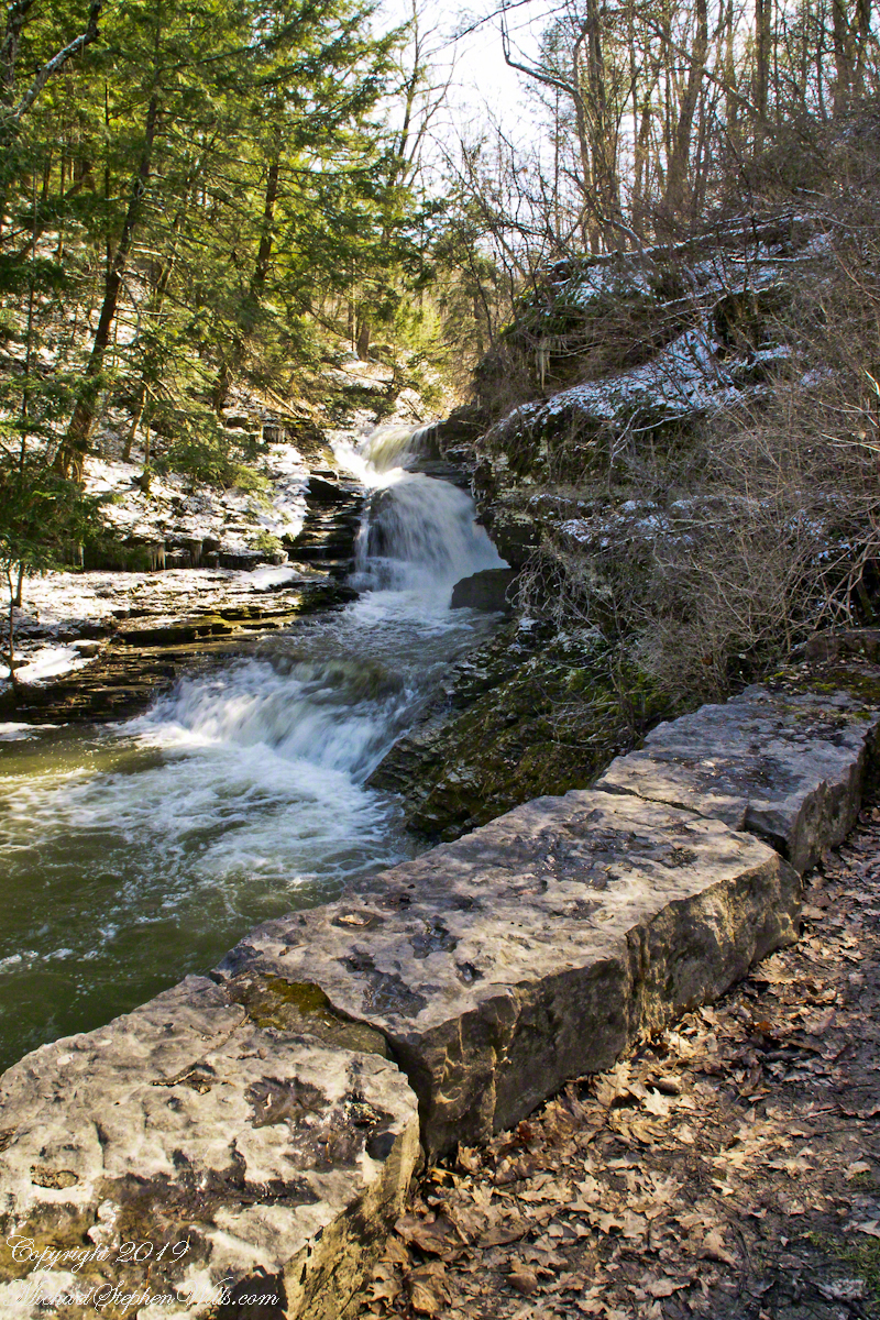 Falls by the Old Mill, early spring